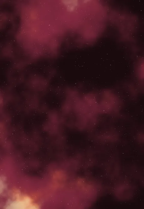Ember Nebula wallpaper composed for the iPhone Duo cover screen