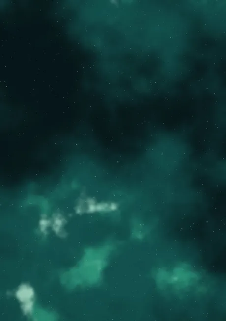 Emerald Nebula wallpaper composed for the iPhone Duo inner screen