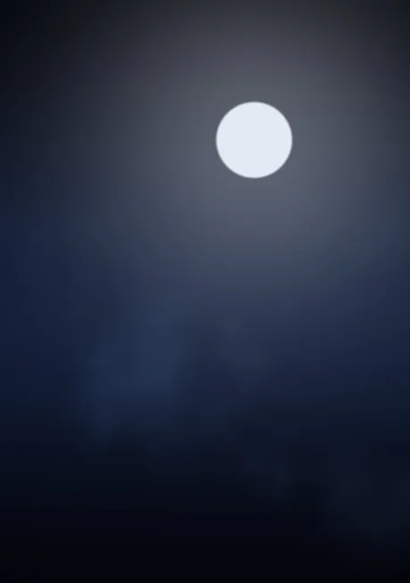 Moonlit wallpaper composed for the iPhone Duo inner screen
