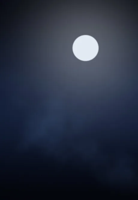 Moonlit wallpaper composed for the iPhone Duo cover screen