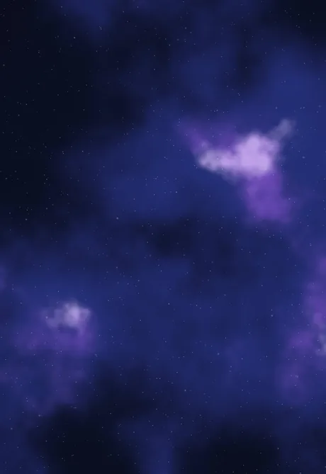 Nebula Drift wallpaper composed for the iPhone Duo cover screen