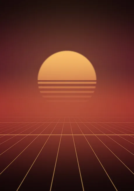 Solar Drive wallpaper composed for the iPhone Duo inner screen