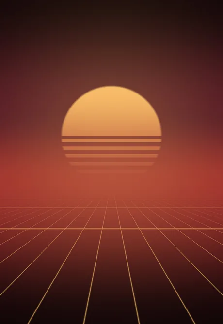 Solar Drive wallpaper composed for the iPhone Duo cover screen